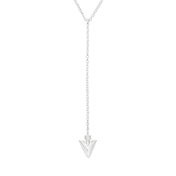 Martin Pere Jewelry - Sterling Silver Arrow Lariat Necklace